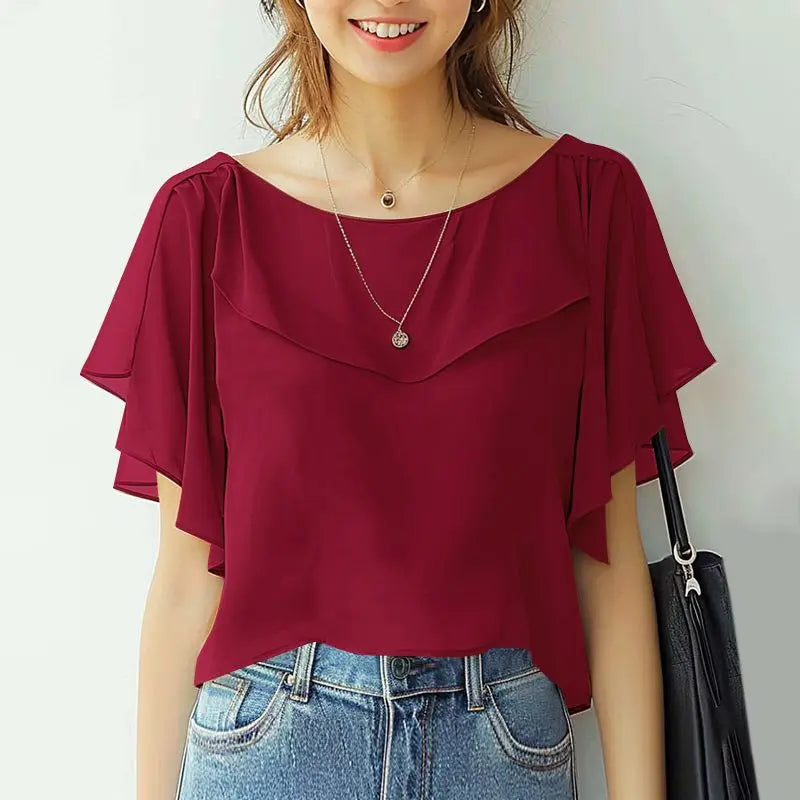 Blusa Chiffon  Elegance